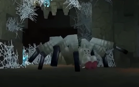 Giant White Spider - Hytale Monster